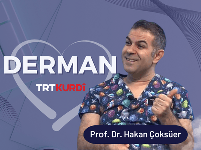 Derman, di her beşekê de bi mijarek cuda ya derbarê tenduristiyê de tê pêşberî we. Prof. Dr. Hakan Çoksüer bi mêvanên xwe him pirsên we dibersivîne him jî nava hefteyê her roj li ser mijarek cuda ya tenduristiyê agahiyên xwe bi me re parve dike.