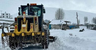 Li Wanê rêyên 30 gundî ji ber berfê hatin girtin