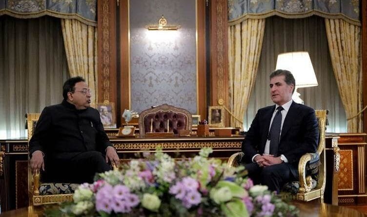 Nêçîrvan Barzanî û Balyozê nû yê Hindistanê...