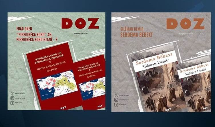 Ji Weşanxaneya DOZê du berhemên nû