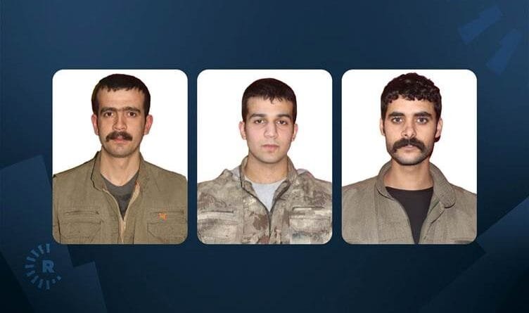 Nasnameya 3 gerîlayan hat eşkerekirin