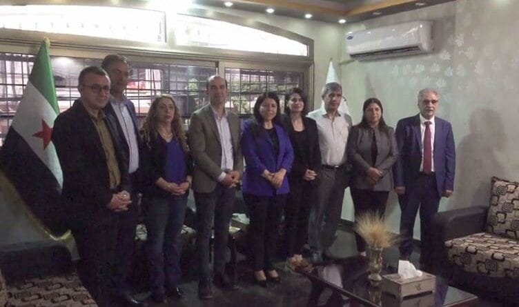 Heyeta DEM Partiyê li Rojavayê Kurdistanê MSD...