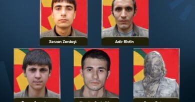 Nasnameyên 5 gerîlayan hatin eşkerekirin