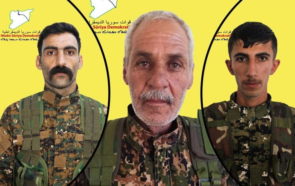 HSDyê nasnameyên 3 şervanan eşkere kirin