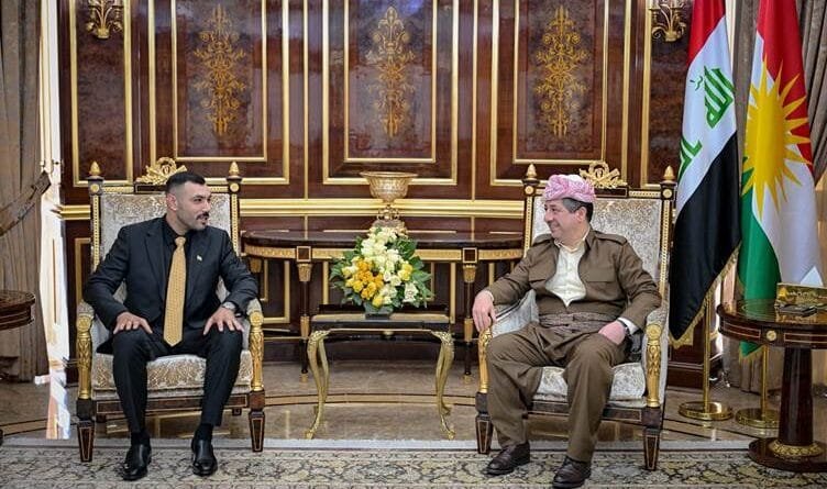 Mesrûr Barzanî şampiyonê boksê Baydîn Îdrîs Heso...