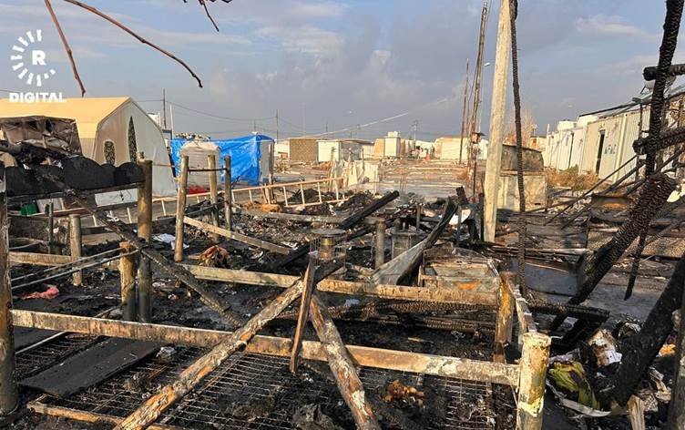 Li Kampa Şaryayê agir bi 2 konan ket: 5 zarok...