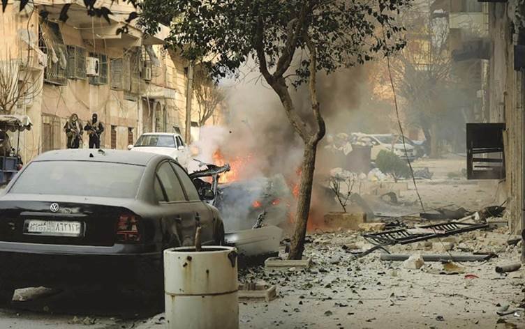 Asayîşa Helebê: Gefa bombebaranê tawana şer e