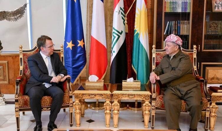 Serok Barzanî û Balyozê Fransayê rewşa Helebê...