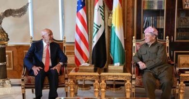 Serok Mesûd Barzanî û Tom Barrack civiyan