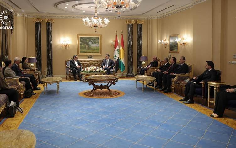 Nêçîrvan Barzanî bi Fermandarê HSDyê û Serokê...