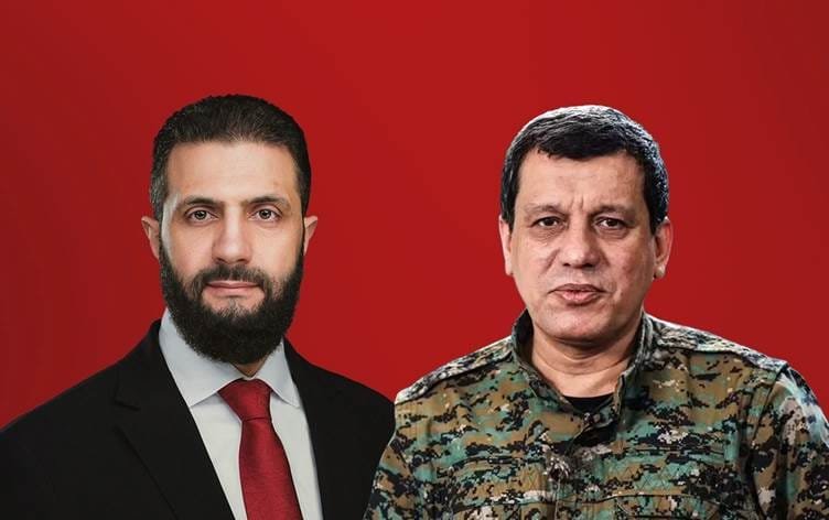 Mezlûm Ebdî û Ehmed Şer di civînê de ne