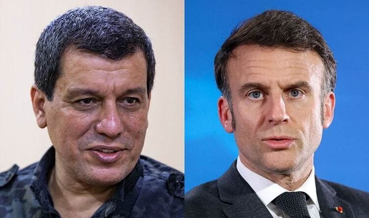 Mezlûm Ebdî û Macron bi telefonê axivîn