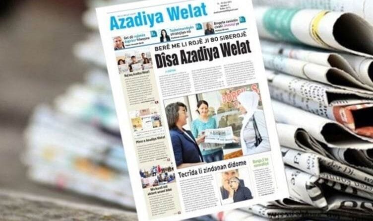 Azadiya Welat piştî 10 salan dîsa dest bi weşanê...