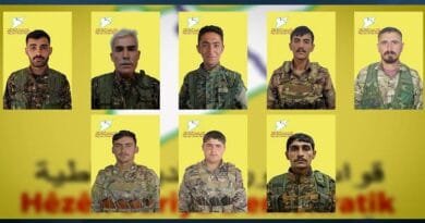 HSDyê nasnameyên 8 şervanan eşkere kirin