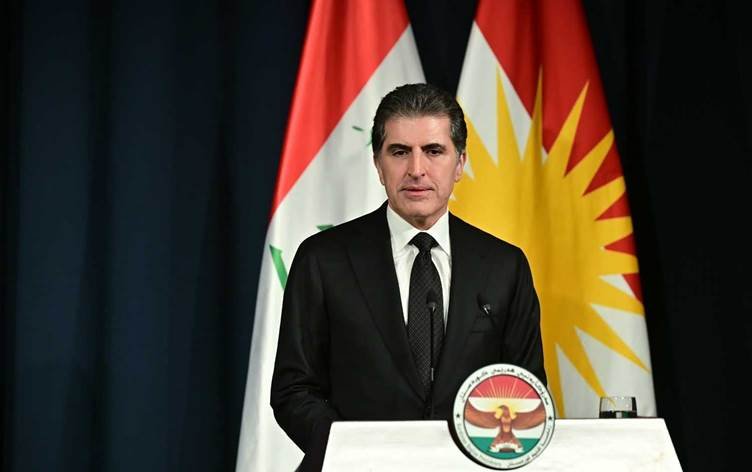 Nêçîrvan Barzanî di salvegera erdhejên 6ê Sibatê...