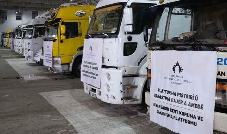 Barhilgirên alîkariyê yên ji Amedê gihîştin...