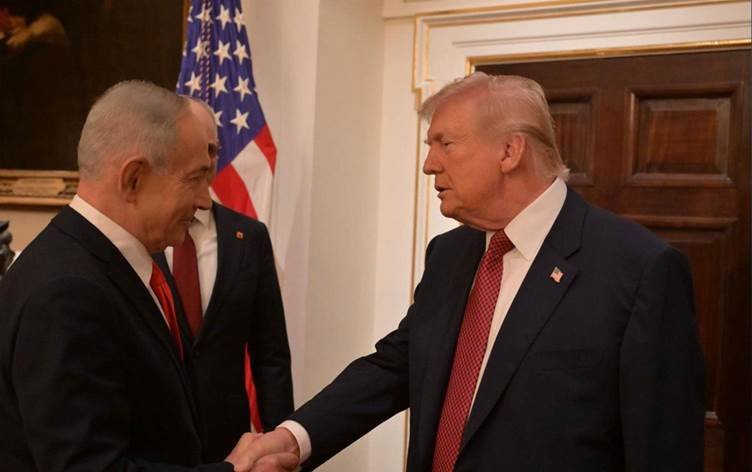 Trump li ser hevdîtina xwe ya bi Netanyahu re...