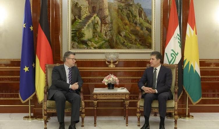 Nêçîrvan Barzanî û şandeyaya Almanyayê behsa...