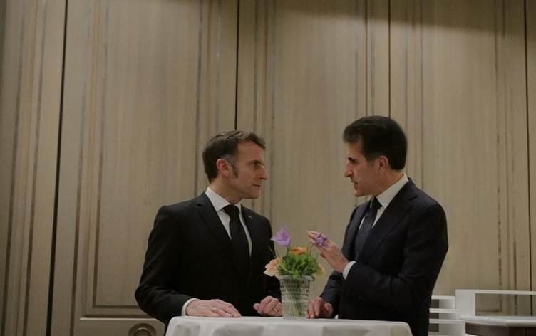 Emmanuel Macron û Nêçîrvan Barzanî axivîn: Rojev...