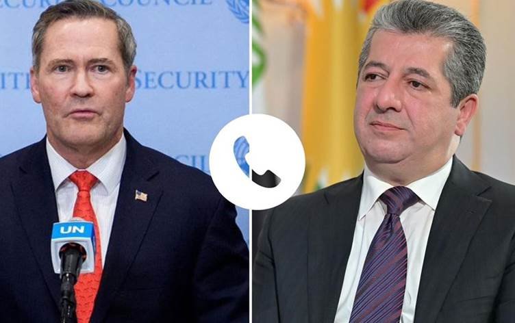 Mesrûr Barzanî û Mike Waltz li ser hinartina...