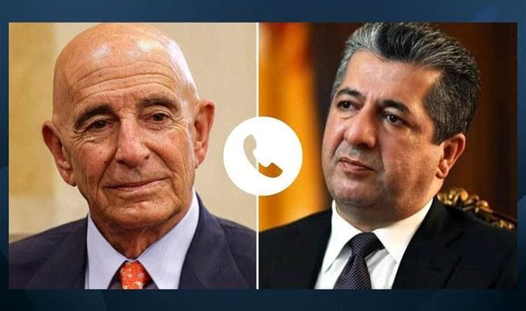 Tom Barrack sersaxî ji Mesrûr Barzanî re xwest