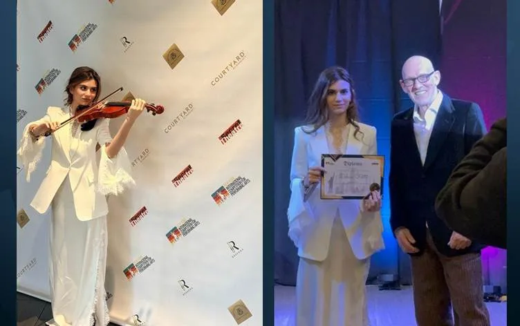 Keça Kurd Dilvîn Filîta ji Qazaxistanê li New…