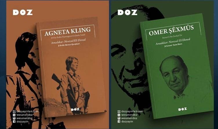Pirtûkên 'Agneta Kling' û 'Omer Şêxmûs' bi Kurmancî çap bûn