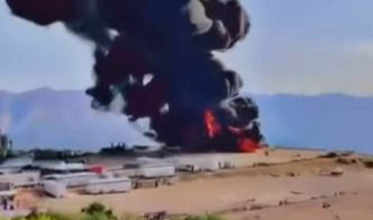 Li Sersingê teqîn, hilberîna petrolê rawestiya