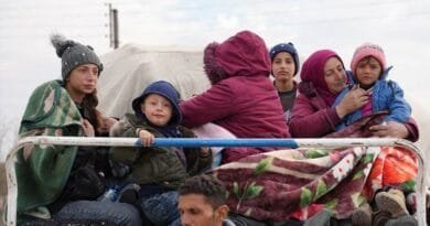 Hezar malbatên din ên koçber vedigerin Efrînê