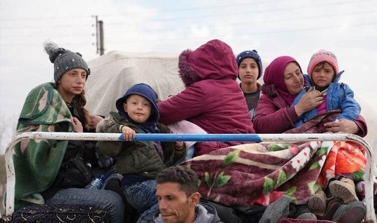 Hezar malbatên din ên koçber vedigerin Efrînê