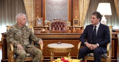 Nêçîrvan Barzanî û Kevin Lambert li ser şerê li...