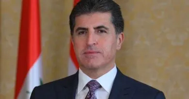 Nêçîrvan Barzanî qurbaniyên bombebarana Qeladizê...