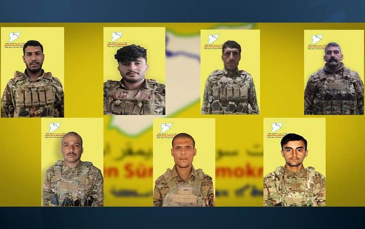 HSDyê nasnameyên 7 şervanan eşkere kirin