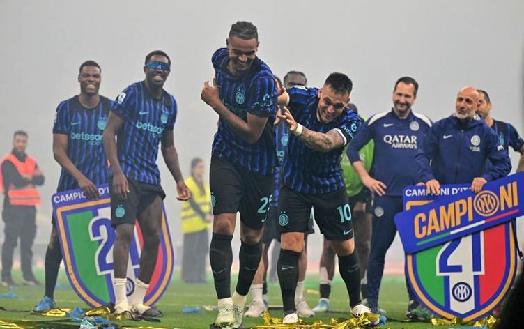 Li Îtalyayê Inter bû şampiyon