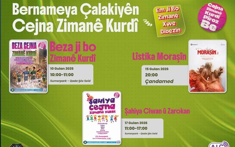 Şaredariya Amedê dê ji bo Cejna Zimanê Kurdî...